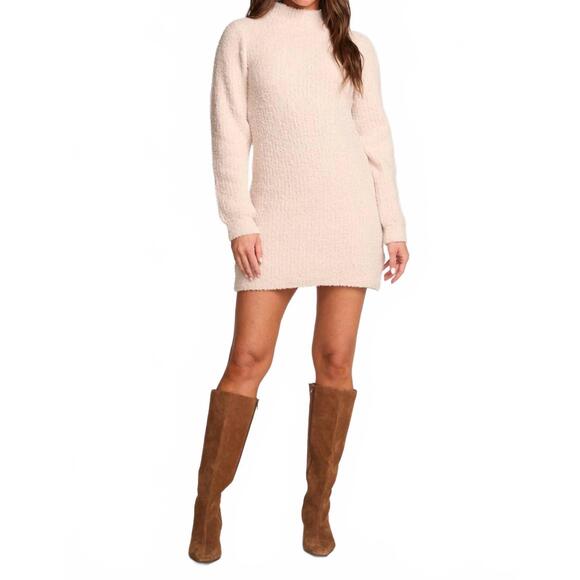SALTWATER LUXE Dresses & Skirts - NEW SALTWATER LUXE brianah long sleeve dress in pearl